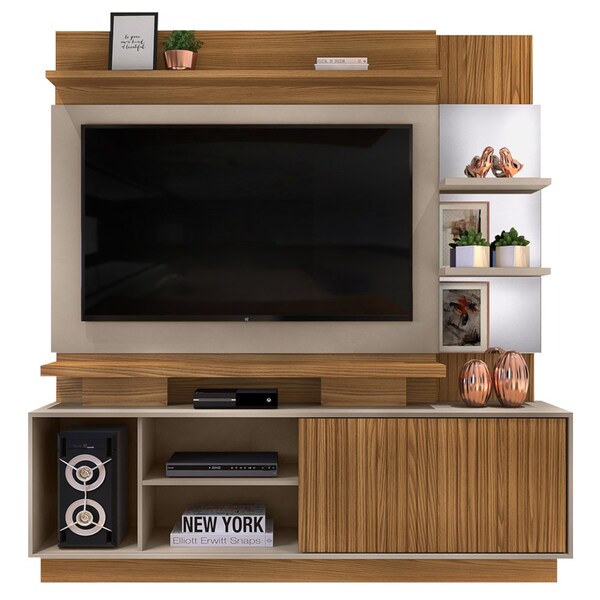 Estante Home Theather Para Tv Até 55 Pol. Com Espelho Lupo Ca