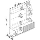 Estante Home Tv 55 Pol 183 Cm 21823 Dj Moveis