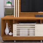 Estante Home Tv 55 Pol Com Rodizios 9441 Mdt