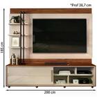 Estante Home Tv 65 Pol 24196 Caiena Creme Dj Moveis