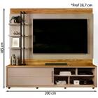 Estante Home Tv 65 Pol 24196 Carvalho Europeu Amarula Dj Move