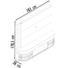 Estante Home Tv 65 Pol 2 Portas 183 Cm 6511 Mdt