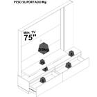 Estante Home Tv 75 Pol 2 Gav 183 Cm 6531 Mdt
