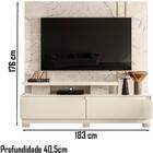 Estante Home Tv 75 Pol Com Pes 183 Cm 8531 Mdt