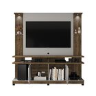 Estante Home York Com Led E Prateleiras De Vidro Tradicional