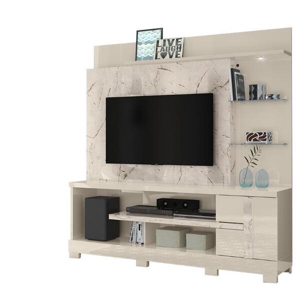 Estante Home theater alan para Tv 55 Polegadas Com Pés Calaca