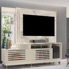 Estante Home theater frizz plus para Tv 60 Polegadas Com Rodi