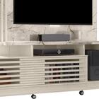 Estante Home theater frizz plus para Tv 60 Polegadas Com Rodi