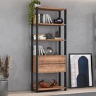 Estante Industrial 2 Gavetas 4 Prateleiras M110 183cmx70cm Pr