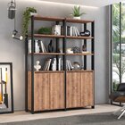 Estante Industrial 4 Portas 8 Prateleiras M114 183cmx140cm Pr