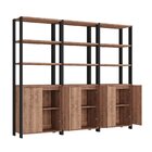 Estante Industrial 6 Portas 9 Prateleiras M115 183cmx210cm Pr