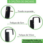 Estante Industrial Com 2 Prateleiras De Madeira 70cm Pretob