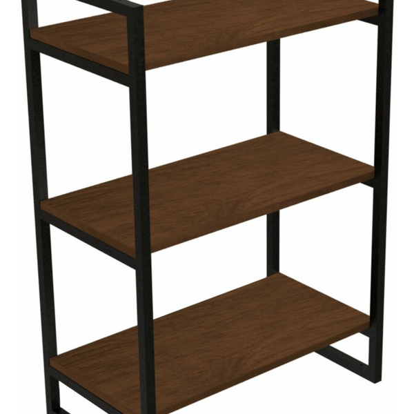 Estante Industrial Com 3 Prateleiras 60 X 30 Cm Avelã Brasfor