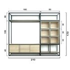 Estante Industrial De Aço Carbono E Madeira - Tendenci - Melo