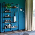 Estante Industrial De Parede Urban 1 100 Cm Freijó/preto