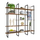 Estante Industrial De Parede Urban 3 Com 200 Cm Madeira Louro