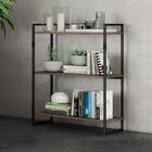 Estante Industrial Jamaica Com 3 Prateleiras - Preto/ameixa