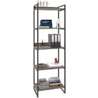 Estante Industrial Kuadra Com 4 Nichos 60 Cm - Carvalho Dark/