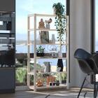 Estante Industrial Livros Escultura Plantas