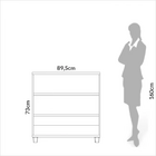 Estante Industrial Pequena Freijó Preto Pradel