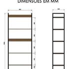 Estante Industrial Prateleiras Mesa