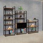 Estante Industrial Urbnflex Preta E Mel 87 Cm