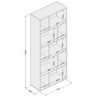 Estante Infantil 10 Nichos Legno Salinas / Verde Bellagio