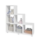 Estante Infantil 6 Nichos Mdp Brv Móveis Branco