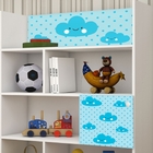 Estante Infantil Adesivada Nuvem Menino