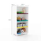 Estante Infantil Arco Íris Branca