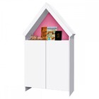 Estante Infantil Casinha Branca Magia Gabrielli Móveis