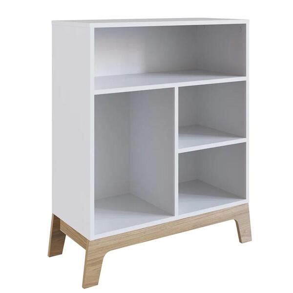 Estante Infantil Com 4 Nichos Organizadores 71cm Favo De Mel