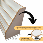 Estante Infantil Expositor De Livros De Mdf Montessori-dumbo