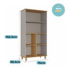 Estante Infantil Grande Casinha Permobili Fendi/nature