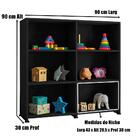 Estante Infantil Marrocos Preto Bela Casa