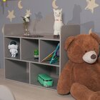 Estante Infantil Montessoriana 100% Mdf Com 5 Nichos E Detalh
