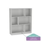 Estante Infantil Montessoriana Com 6 Nichos - Branco