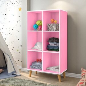 Estante Infantil Organizadora 6 Nichos Rosa | Leroy Merlin
