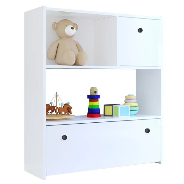 Estante Infantil Organizadora Com Nichos 2 Gavetas Susie Bran