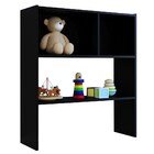 Estante Infantil Organizadora Com Nichos Cindy L03 Preto - Mp