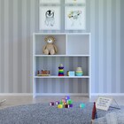 Estante Infantil Organizadora Com Nichos Susie Branco - Lumil