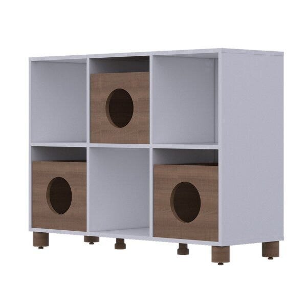 Estante Infantil Para Brinquedoteca Casinha Divicar Móveis Br