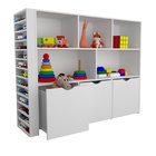 Estante Infantil Para Carrinhos Ada 100% Mdf