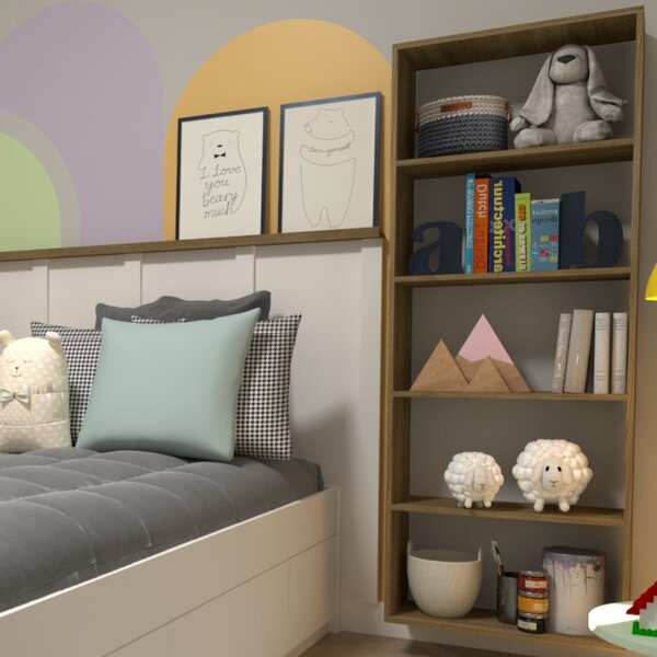 Estante Infantil Para Organizar Brinquedos E Decoração Mel