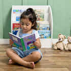 Estante Infantil Revisteiro Estilo Montessori Expositor Porta