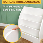 Estante Infantil Revisteiro Estilo Montessori Expositor Porta