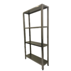 Estante Inox Industrial 4 Prateleiras 80x30x175cm 140kg