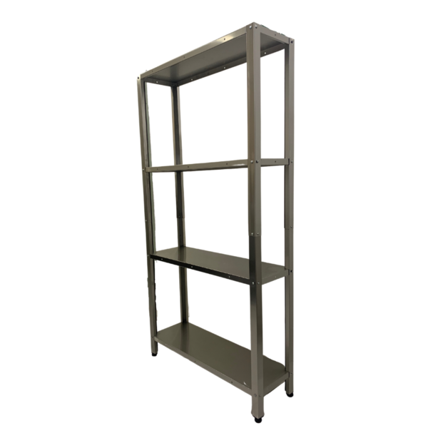 Estante Inox Industrial 4 Prateleiras 80x30x175cm 140kg