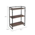 Estante Jamaica Marrom E Preto