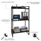 Estante Kuadra 60x40x104cm C/03 Prateleiras